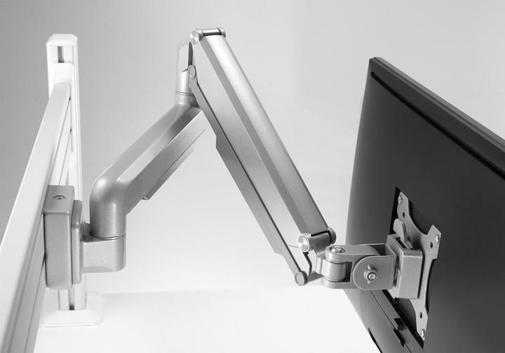 Produktbild InLine Slatwall Lifter Monitorhalterung silbergrau (Wand, 17")