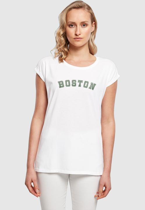 Produktbild Merchcode Ladies Boston Extended Shoulder Tee - 113119 (M)