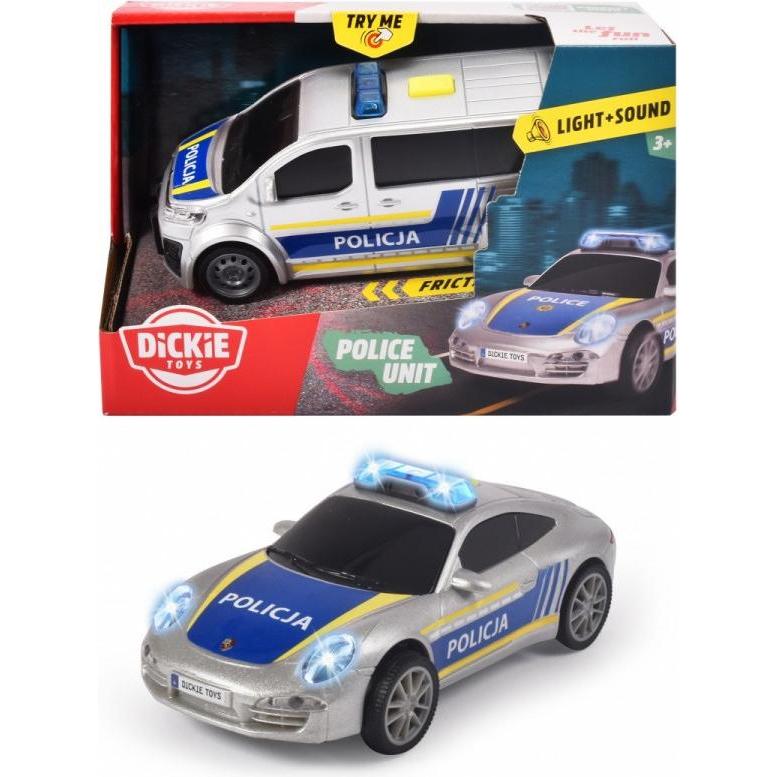 Dickie SOS vehicle Police unit 2 types