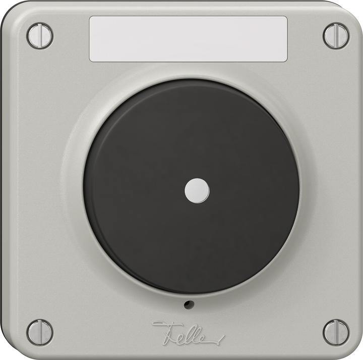 Actual product image Feller Cover for Sonnerie illuminated Nevo grey