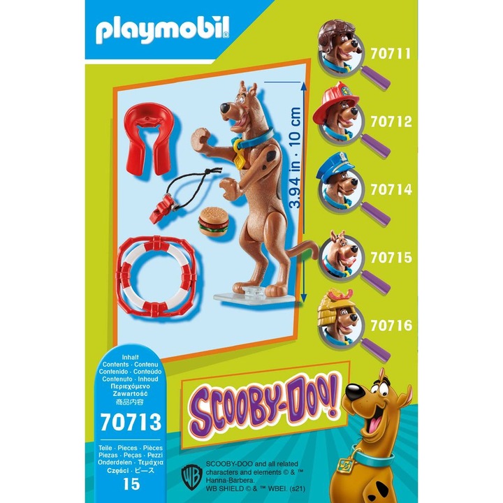 Image du produit Playmobil Figurine à collectionner Nageur sauveteur (70713, Playmobil Scooby-Doo)
