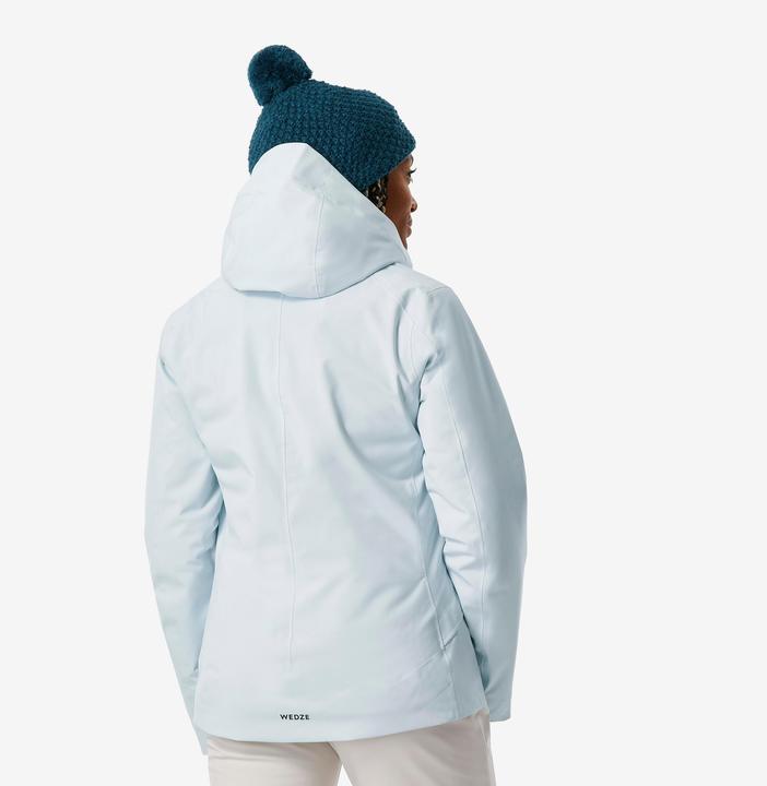 Actual product image Wedze Women's ski jacket warm and waterproof - 500 Sport ice blue (XL)