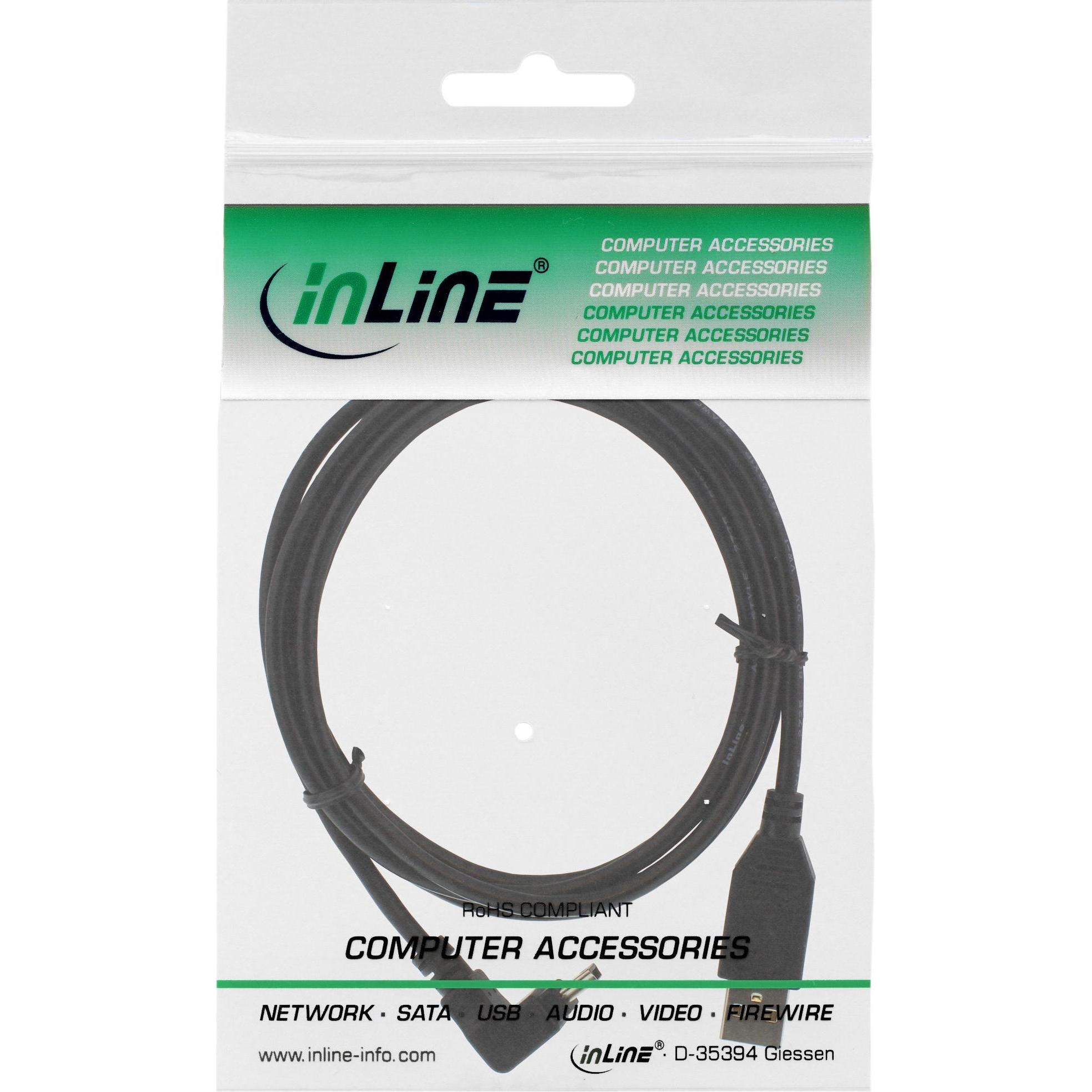 Thumbnail - InLine USB A – USB Mini-B (2 m, USB 2.0), USB Kabel