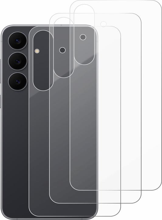 Produktbild Savvies Panzer Schutzglas für Samsung Galaxy S25 FE (Rückseite) Schutzfolie Displayschutz Display Schutz G (3 Stk., Samsung Galaxy S25 FE)