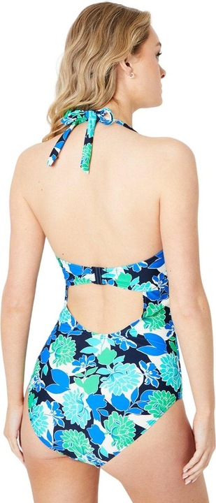 Actual product image Universal Textiles Womens/Ladies Bold Blooms Tummy Control One Piece Swimsuit (70 G)