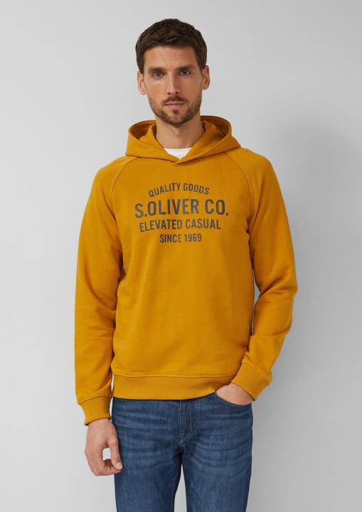 Produktbild s.Oliver Sweatshirt Sweatshirt aus Baumwollmix mit Frontprint (S)