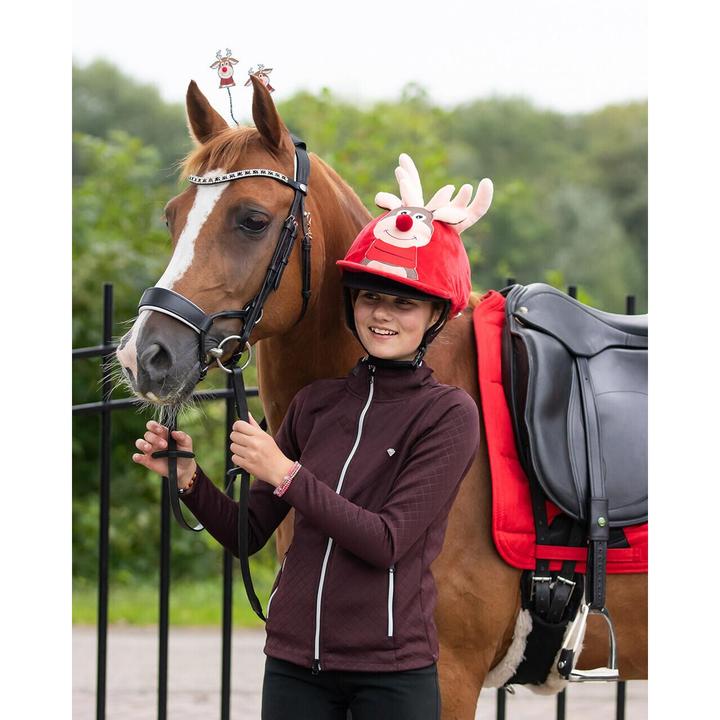 Produktbild Qhp überzug für reithelm elfe mädchen noël