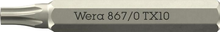 Actual product image Wera 867 Micro Bits TX 10 x 30mm