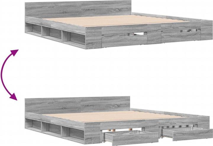 Produktbild vidaXL Bettgestell (200 x 200 cm)
