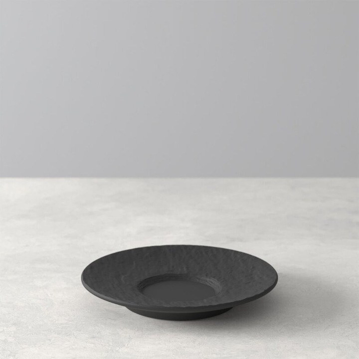 Actual product image Villeroy & Boch Manufacture Rock mocha/espresso saucer (1 x)