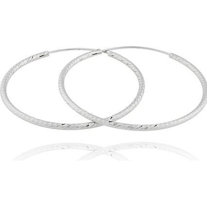 JVD, Ohrringe, Silver earrings rings SVLE0215XD500 - Diameter: 4.5 cm