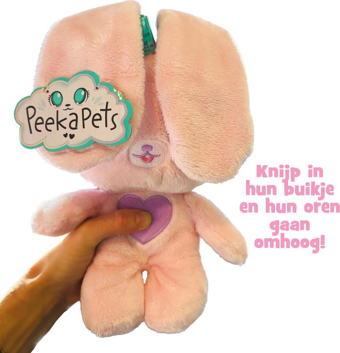 Actual product image IMC Toys 88948 IMC - PEEKAUPETS BUNNY PLUSH - COLORE CASUALE (30 cm)
