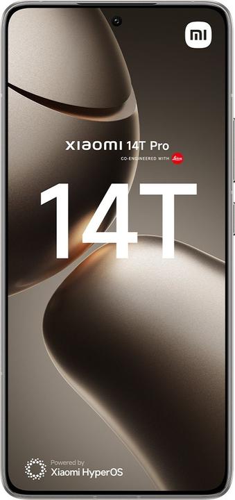 Image du produit Xiaomi 14T Pro (512 Go, Gris Titan, 6.67", Double SIM, 5G)