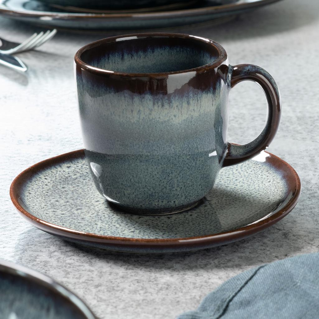 Thumbnail - Like. by Villeroy & Boch, Tasse, Lave Kaffeetasse mit Untertasse (190 ml, 2 x)
