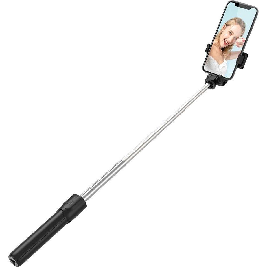 Hurtel Selfie stick WRY1S telescopic tripod 0.7m for phone - black, Selfie Stick, Schwarz