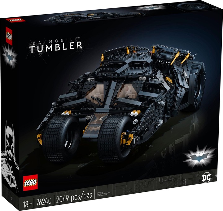 Actual product image LEGO Batmobile Tumbler (76240, LEGO DC, LEGO Rare Sets)
