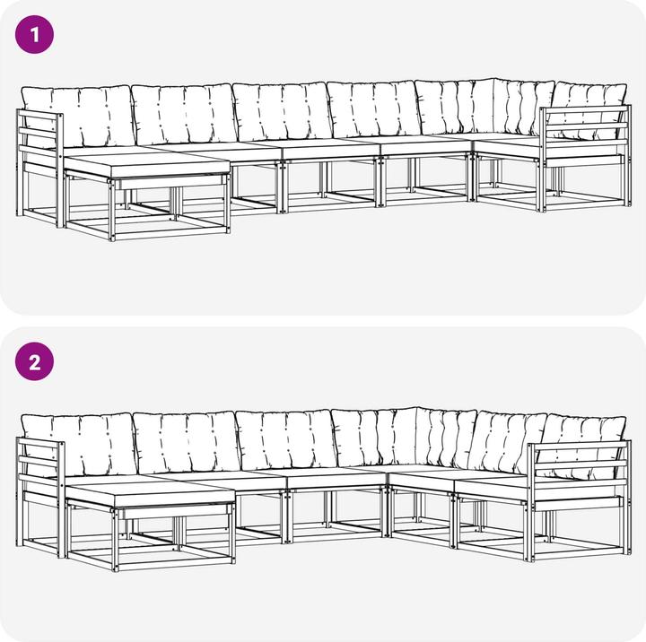 Produktbild vidaXL Sofa Set