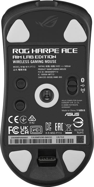 Produktbild ASUS ROG Harpe Ace Aim Lab Edition (Kabellos, Kabelgebunden)
