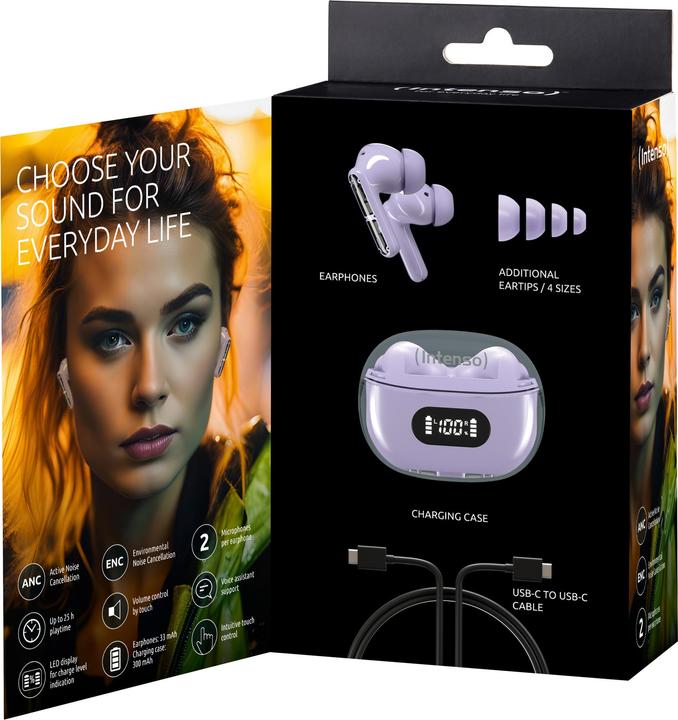 Immagine prodotto Intenso Buds Plus (ANC, 7.50 h, Senza fili)
