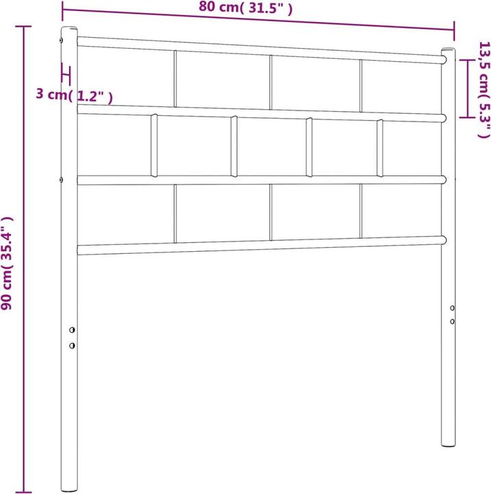 Produktbild VidaXL Terzo (166 x 3 x 90 cm)