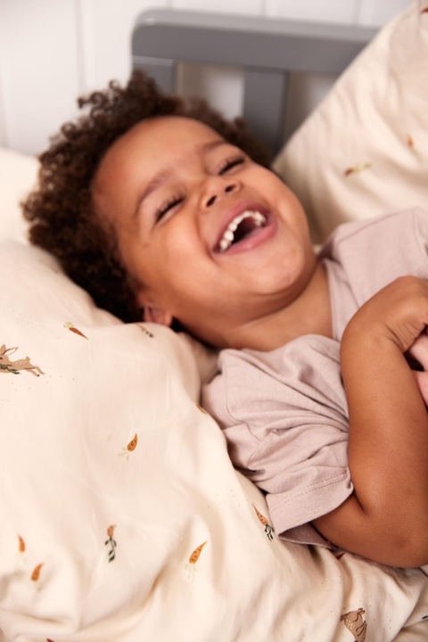 Actual product image Filibabba Baby bed linen GOTS - Carrot Thief (70 x 100 cm)