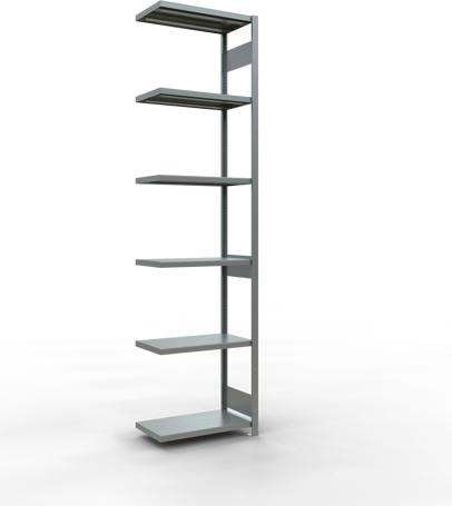 Actual product image Schulte Lagertechnik MULTIplus250 boltless add-on bay system with length bolts