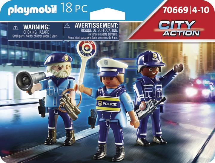 Produktbild Playmobil Figurenset Polizei (70669, Playmobil City Life)