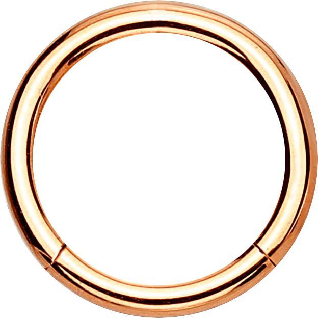 Produktbild Star Piercing Micro Segmentring klappbar rosegold (Titan G23)