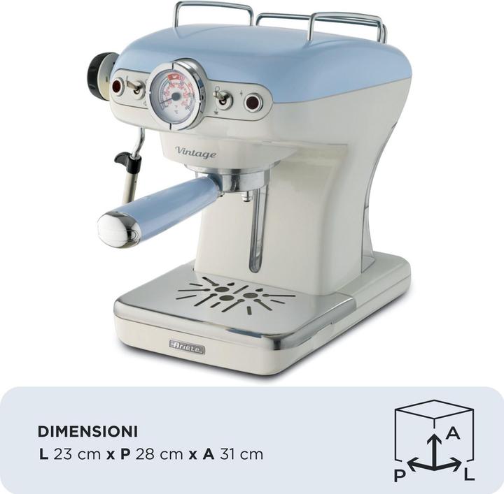 Actual product image Ariete 1389 Vintage coffee machine