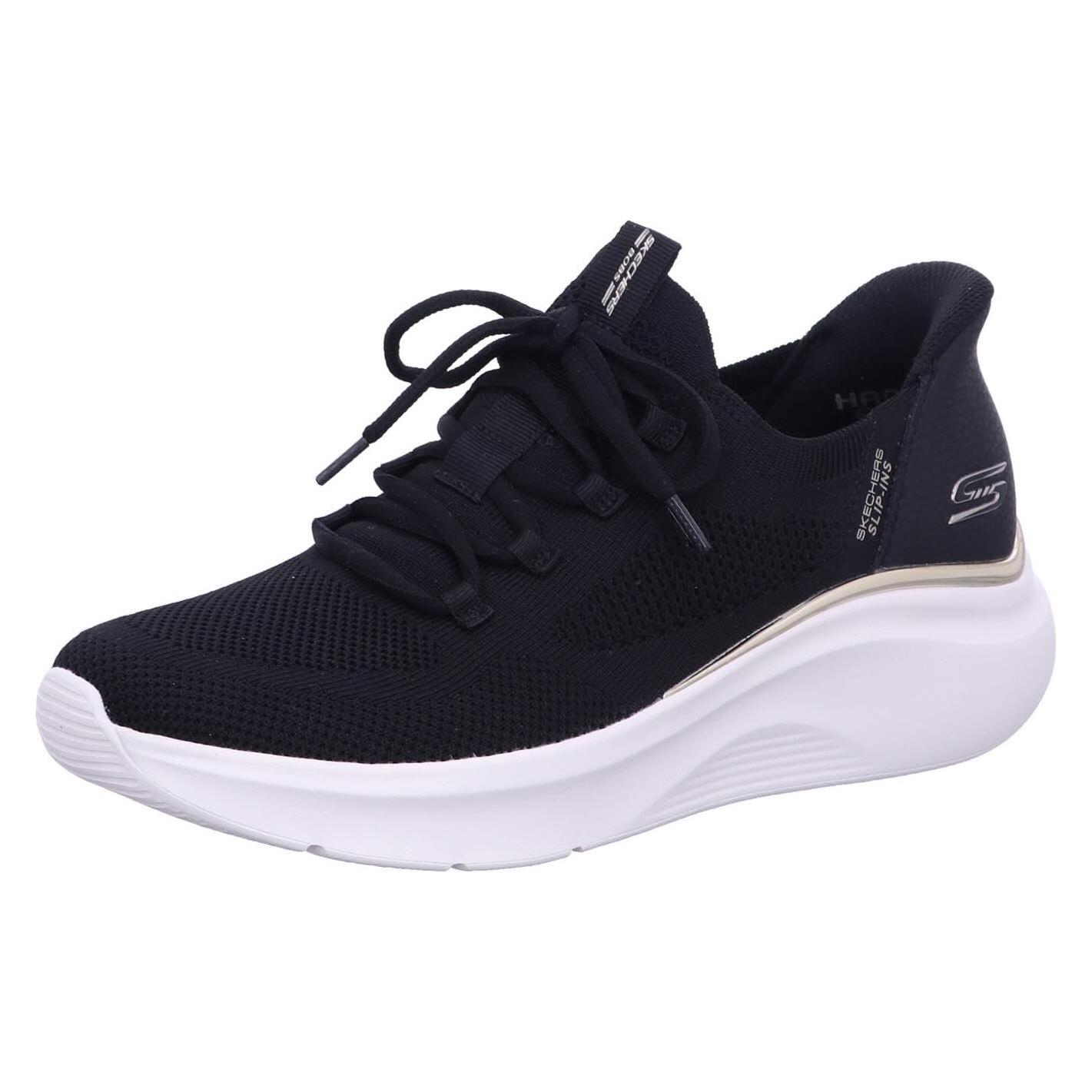 Skechers, Vrouwen, Sneakers, Slipper, Bobs Sport Love - True Delight Damen Blk Schwarz, Zwart, (37)