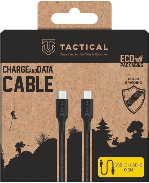 Actual product image Tactical Cable USB-C/USB-C 0,3 m Schwarz (0.30 m)