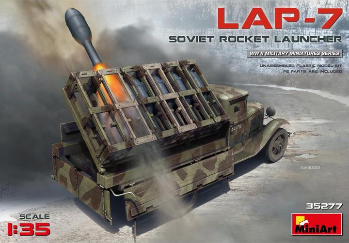 Actual product image Mini art Soviet Rocket Launcher LAP-7
