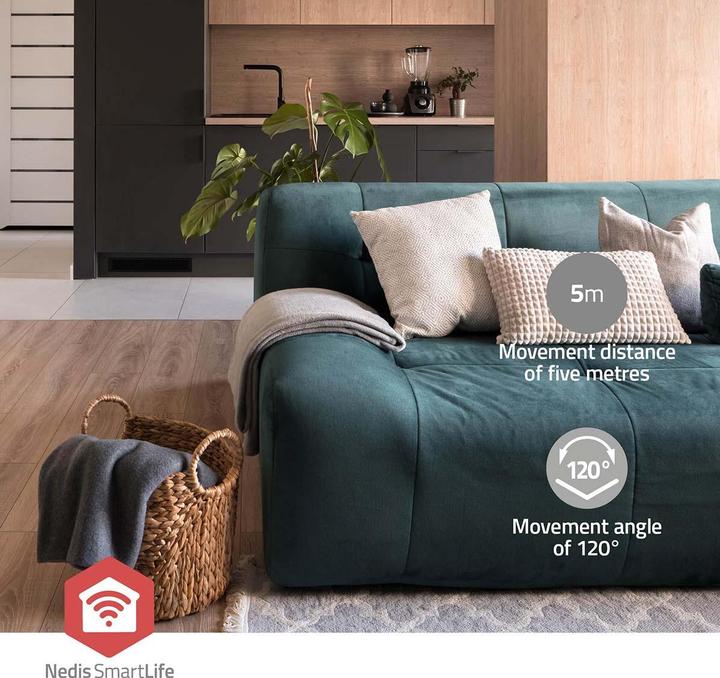 Immagine prodotto Nedis Sensore di movimento PIR intelligente | Zigbee | Batteria inclusa (5 m)