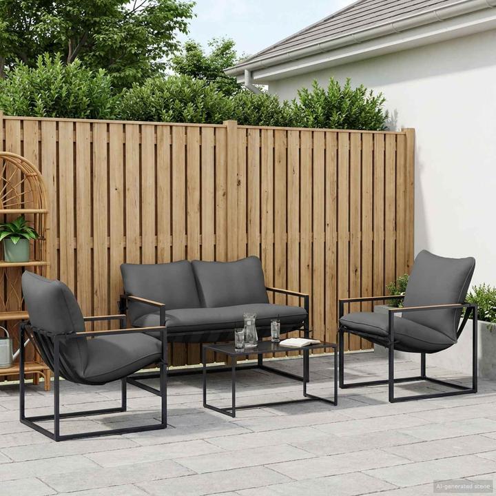 Produktbild vidaXL Gartensofa-set
