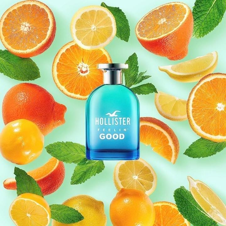 Actual product image Hollister Feelin' Good For Him Eau De Toilette Spray 100ml (Eau de toilette, 100 ml)