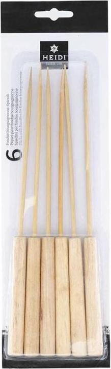 Image du produit Heidi Cheese Line Brochettes à fondue avec manche en bois