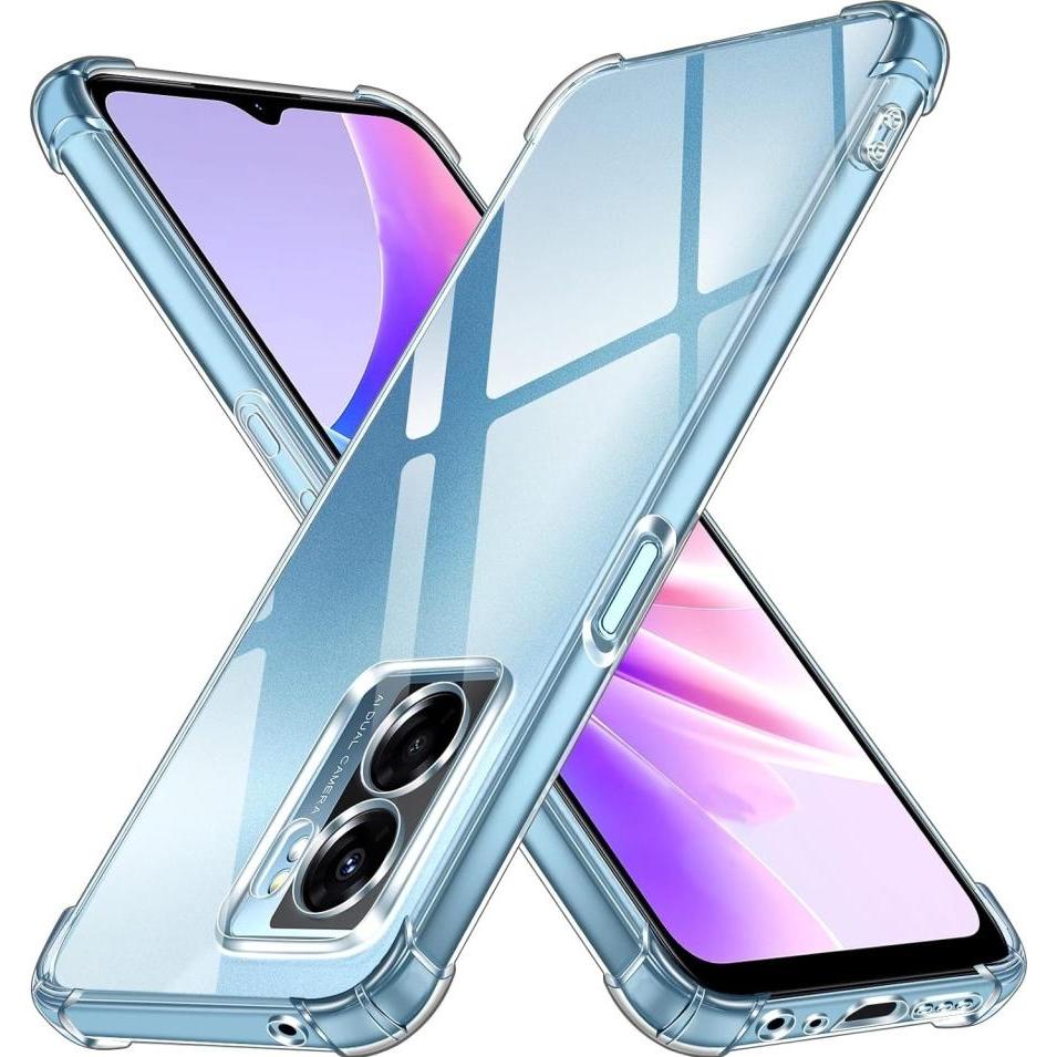 Screenguard Oppo A77 5G Hülle Crystal Soft Airbag Bumper (Oppo A77 5G), Smartphone Hülle, Transparent