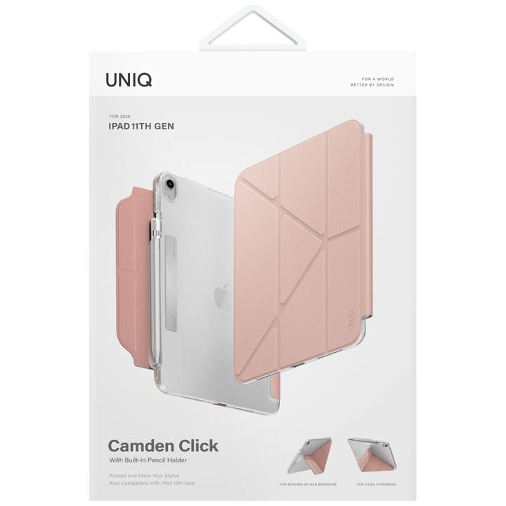 Image du produit Uniq Case Camden Click for iPad 11" A16 (2025) / iPad 10.9" 10 gen. (2022) pink (IPad 10.9)