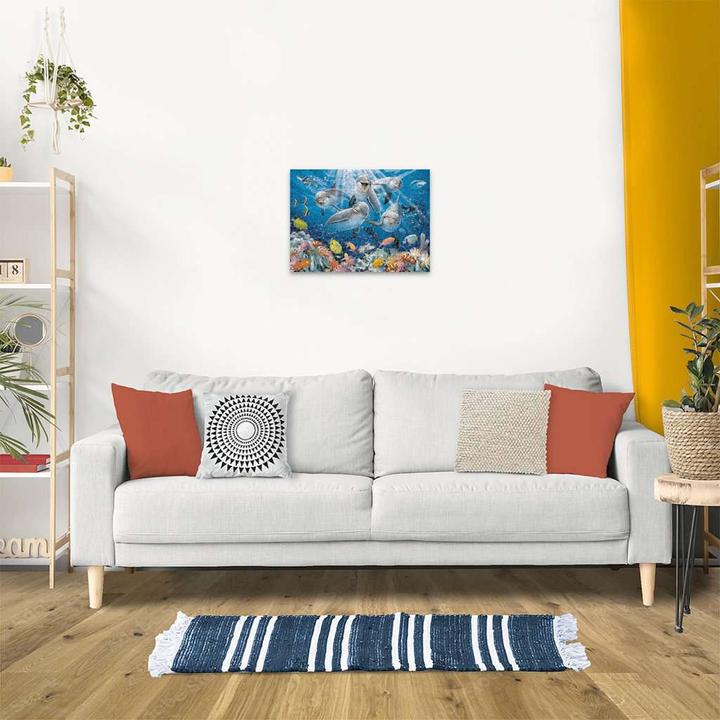 Immagine prodotto Ravensburger Delfini nella barriera corallina (500 pezzi)