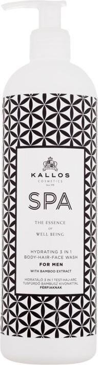 Actual product image Kallos Spa For Men 3in1 - 500ml Face, Body, Hair (500 ml)