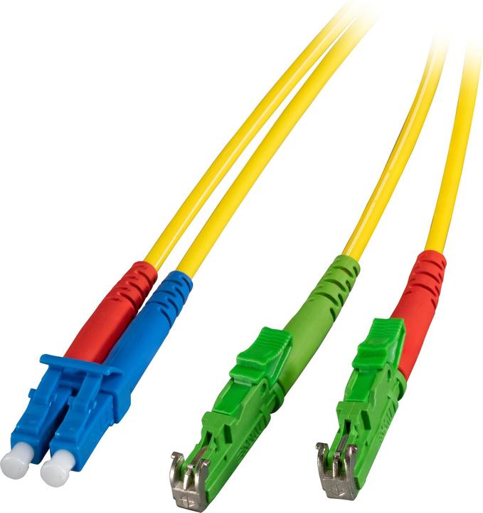 Image du produit EFB Elektronik Câble de raccordement Fibre Optique (1x E2000®/APC 8° mâle 1x LC mâle) 9/125 µ monomode OS2 5.00 (CAT8.2, 5 m)