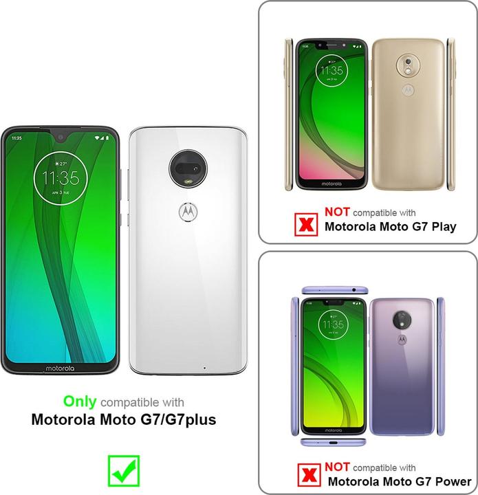 Produktbild Cadorabo Displayschutzglas (1 Stück, Motorola Moto G7)