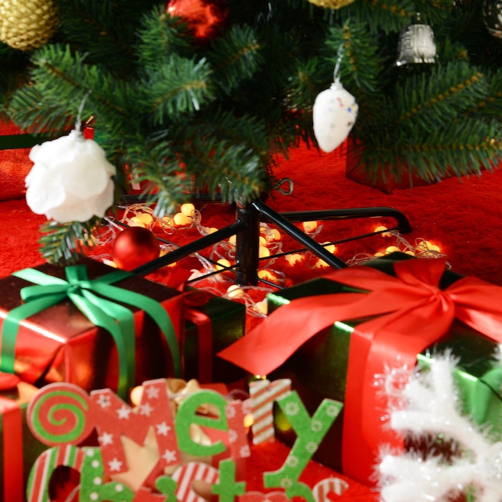 Produktbild Homcom Tannenbaum mit Metallständer (210 cm)