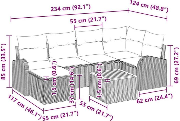 Produktbild vidaXL Alivia