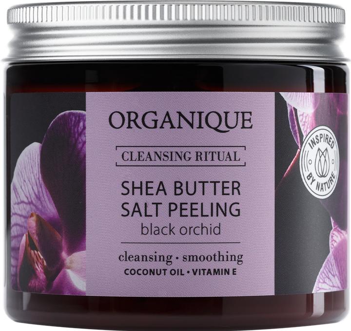 Organique Scrub salino con orchidea nera e burro di karité 200g (200 ml)