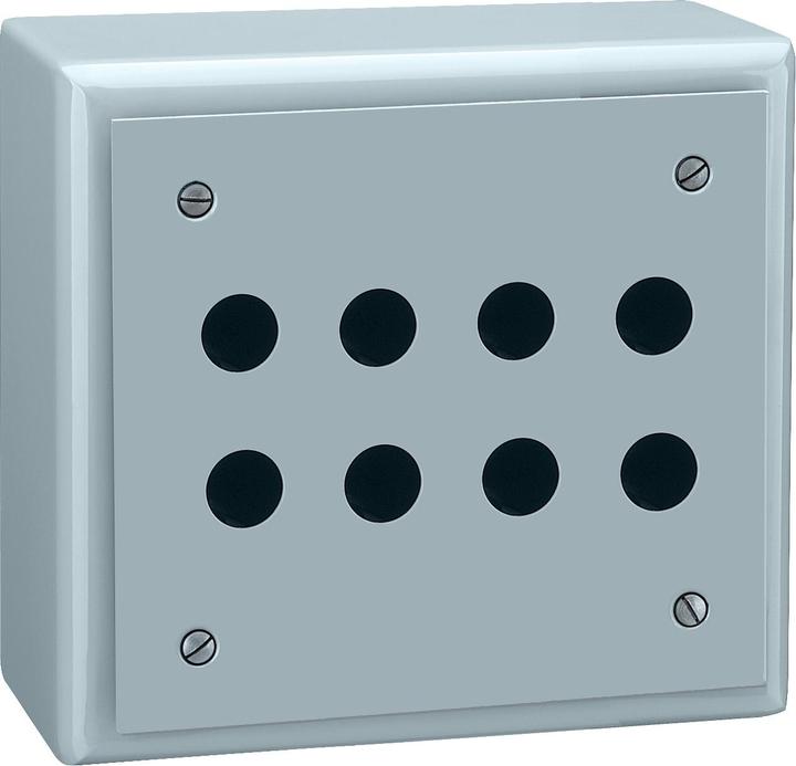 Produktbild Schneider Electric Aufbaugehäuse Alu 8f Ř22mm IP54 XB2SL42009 (Gehäuse)