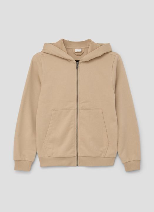 Produktbild s.Oliver Sweatshirt Jacke Sweatjacke mit Back-Print (L)