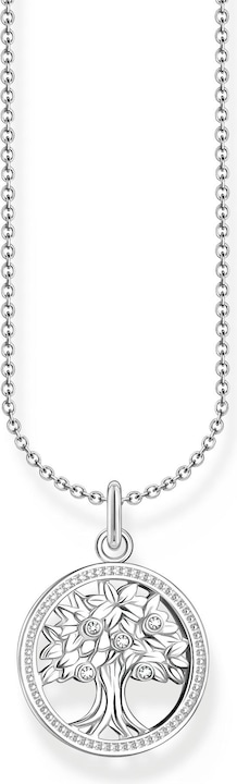 Produktbild Thomas Sabo Kette mit Tree-of-Love-Anhänger und weissen Steinen Silber (925er Silber, 38 - 45 cm)