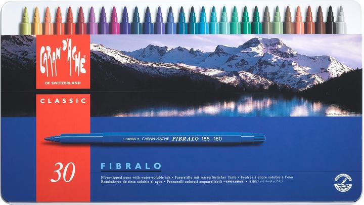 Image du produit Caran d'Ache Fibralo Metallschachtel (Multicolore, 30 x)