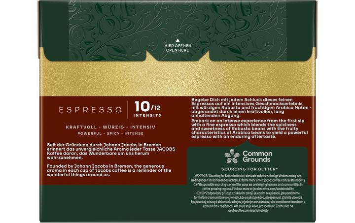 Actual product image Jacobs Espresso 10 Intenso (40 x Port.)